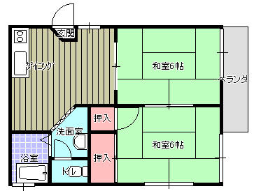 熊本県宇土市栄町(賃貸アパート2DK・2階・35.42㎡)の写真 その1