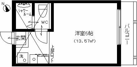 クレールメゾンⅡ 102｜神奈川県横浜市港北区綱島西２丁目(賃貸アパート1R・1階・13.57㎡)の写真 その2