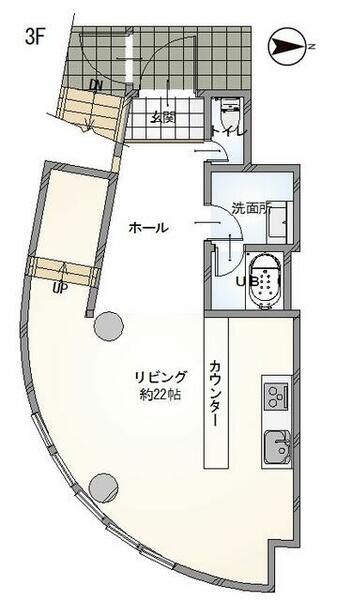 ＴＨＥ　ＨＯＭＥ 3｜京都府京都市上京区寺町通広小路下る東桜町(賃貸マンション1R・3階・44.00㎡)の写真 その1