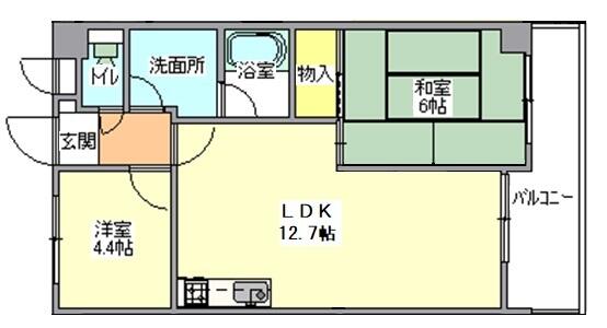 セントポーリアⅠ｜兵庫県姫路市勝原区宮田(賃貸マンション2LDK・3階・50.00㎡)の写真 その2