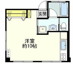 東京都江東区亀戸２丁目（賃貸マンション1R・3階・24.45㎡） その2