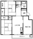 箕面市瀬川１丁目 3階建 築45年のイメージ