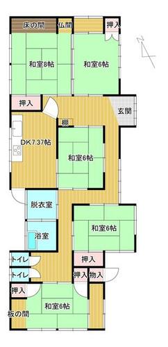 detached 宮崎県串間市大字奈留