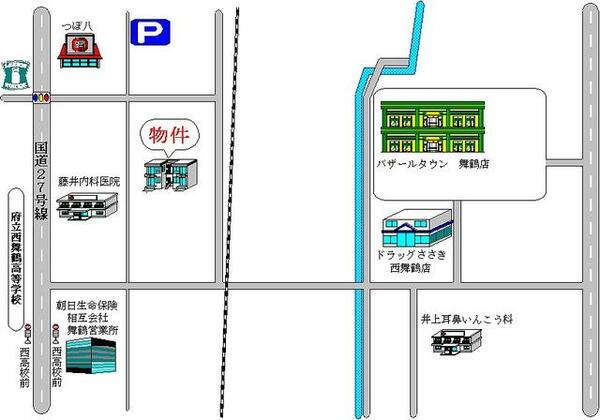 フルール｜京都府舞鶴市字引土(賃貸アパート1K・2階・25.66㎡)の写真 その10