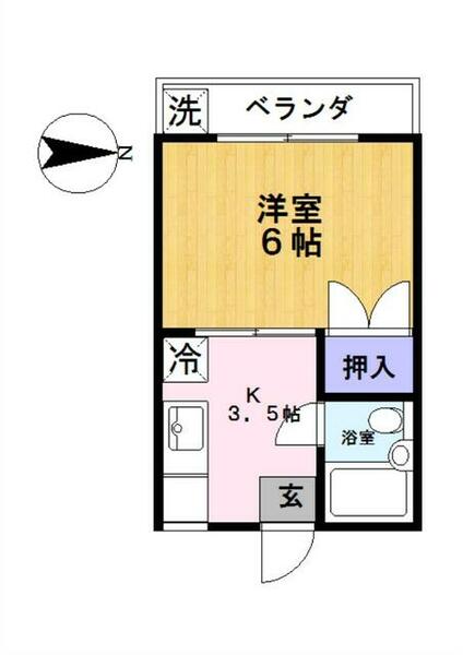 第１セントラルハイツ 302｜東京都足立区大谷田５丁目(賃貸マンション1K・3階・19.83㎡)の写真 その2