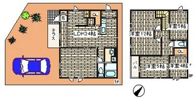 兵庫県神戸市の一戸建て | 4500万円 | 4LDK | 135.14m² | Akiyama house finder