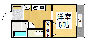 福岡県小郡市寺福童(賃貸アパート1R・3階・25.00㎡)の写真 その1