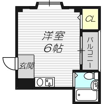 大阪府大阪市東淀川区相川２丁目（マンション）の賃貸物件の間取り