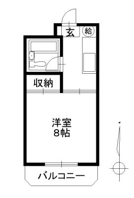 兵庫県神戸市中央区山本通４丁目（マンション）の賃貸物件105の間取り