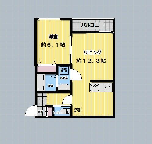 東京都調布市飛田給１丁目(賃貸アパート1LDK・1階・41.75㎡)の写真 その2