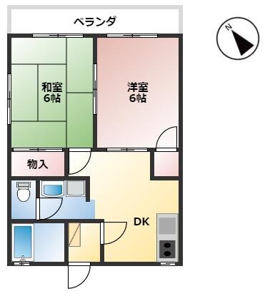 同じ建物の物件間取り写真 - ID:212043788650