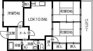 ハイム24咥内_間取り_0