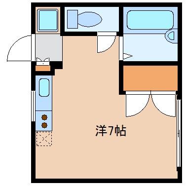 ルミナス保春院 102｜宮城県仙台市若林区保春院前丁(賃貸アパート1R・1階・20.00㎡)の写真 その2