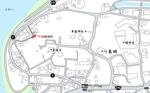 detached 徳島県吉野川市川島町川島字城山
