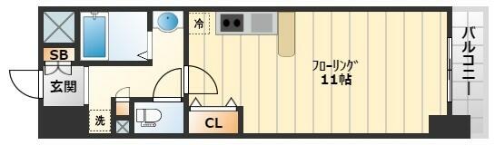 大阪府大阪市北区東天満２丁目(賃貸マンション1R・7階・30.39㎡)の写真 その2