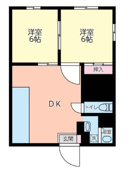 ピュアマンションズ 103｜神奈川県大和市大和東３丁目(賃貸マンション2DK・1階・39.60㎡)の写真 その1