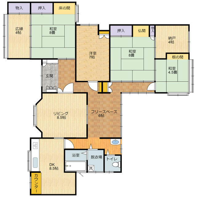house for sale in Murakami, Niigata | ¥6,800,000 | 5SDK | Akiyama hou…