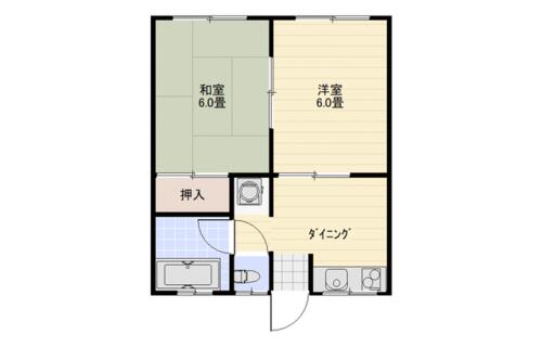 ラッキーハウスB_間取り_0