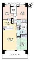 シャルマンフジスマート日根野駅前 405 ｜ 大阪府泉佐野市日根野（賃貸マンション3LDK・4階・70.35㎡） その16