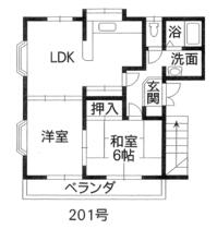 熊本県熊本市東区保田窪４丁目（賃貸アパート2LDK・2階・48.60㎡） その2