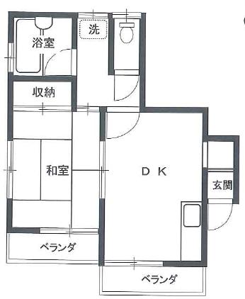 神奈川県相模原市中央区向陽町(賃貸アパート1DK・2階・30.57㎡)の写真 その2