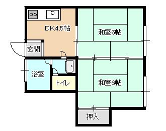 寿荘｜熊本県熊本市西区上高橋１丁目(賃貸アパート2DK・2階・33.21㎡)の写真 その1