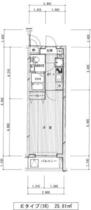 エクセルシオール麻布十番 305 ｜ 東京都港区東麻布２丁目（賃貸マンション1K・3階・25.81㎡） その2