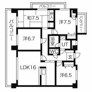 同じ建物の物件間取り写真 - ID:237002726778