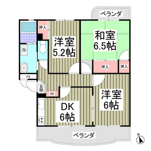 同じ建物の物件間取り写真 - ID:209005494835