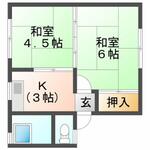 伊万里市二里町大里甲 2階建 築47年のイメージ