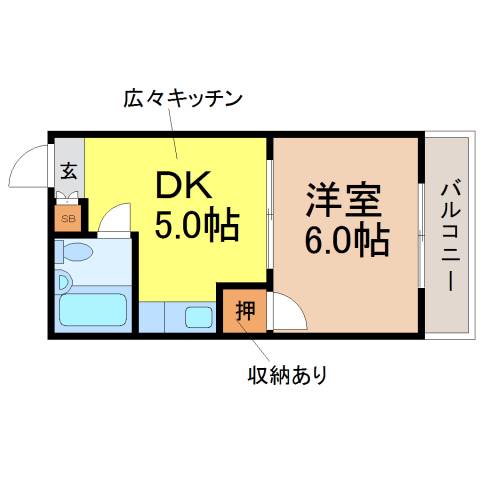 愛知県名古屋市中区大須３丁目(賃貸マンション1DK・3階・24.00㎡)の写真 その2