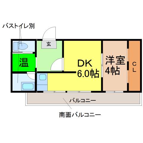 愛知県名古屋市昭和区白金１丁目(賃貸マンション1DK・3階・24.70㎡)の写真 その2
