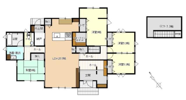 house for sale in Ishinomaki, Miyagi | ¥31,300,000 | 5SLDK | Akiyama…