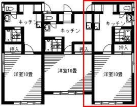 コーポりんどう 201 ｜ 岩手県遠野市東穀町（賃貸アパート1K・2階・33.03㎡） その1