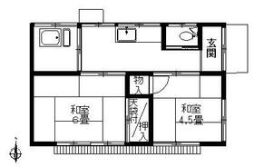 上代継貸家 A ｜ 東京都あきる野市上代継（賃貸一戸建2K・--・33.00㎡） その2