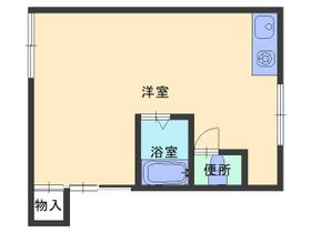 杉山アパート 202 ｜ 滋賀県彦根市小泉町（賃貸アパート1R・2階・21.48㎡） その1