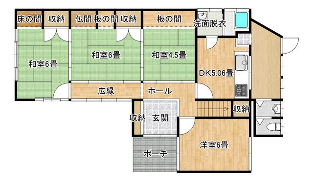 house for sale in 酒田市, Yamagata | ¥1,200,000 | 5DK | Akiyama house fi…
