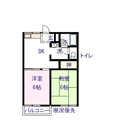 コーポM_間取り_0