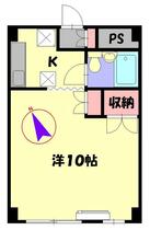 福島県郡山市富田町字北向（賃貸マンション1K・3階・24.84㎡） その2