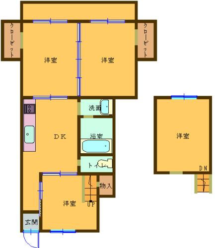 フォンテーヌ横浜_間取り_0