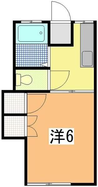 福寿荘八幡｜宮城県仙台市青葉区八幡１丁目(賃貸アパート1K・1階・19.44㎡)の写真 その2