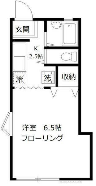 第３幸永ハイツ 105｜神奈川県川崎市多摩区登戸(賃貸アパート1K・1階・18.78㎡)の写真 その1