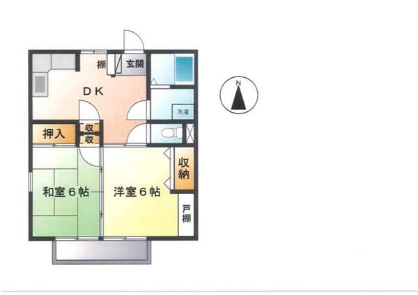 マンションメグ｜長野県東御市和(賃貸マンション2DK・3階・44.00㎡)の写真 その1