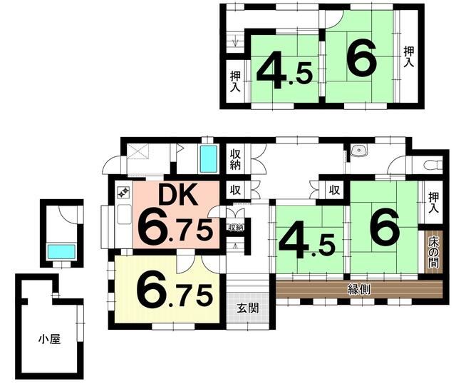 house for sale in Kyoto, Kyoto | ¥12,800,000 | 5DK | Akiyama house fi…