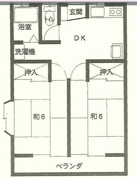 埼玉県さいたま市西区プラザ(賃貸アパート2DK・1階・39.75㎡)の写真 その2