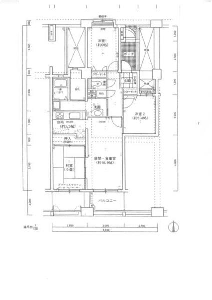 グリーンヒル府内５番街｜大分県大分市府内町３丁目(賃貸マンション3LDK・12階・78.69㎡)の写真 その1