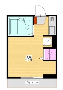 イーストヒルズ 104｜千葉県船橋市東中山１丁目(賃貸マンション1R・1階・16.56㎡)の写真 その2