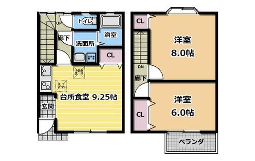 愛知県碧南市鷲塚町１丁目（アパート）の賃貸物件105の間取り