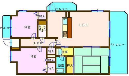 同じ建物の物件間取り写真 - ID:236002080280