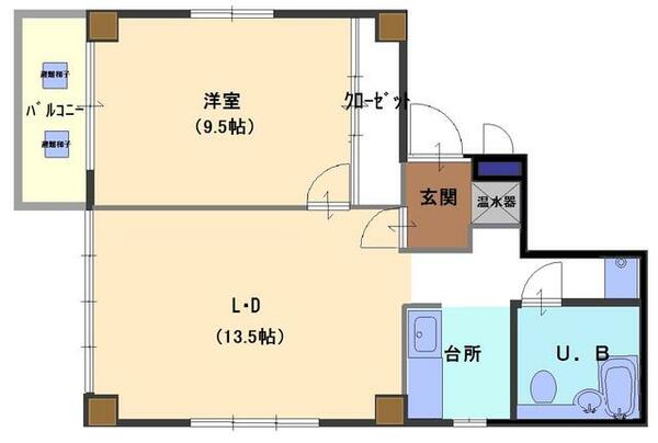 兵庫県姫路市大野町(賃貸マンション1LDK・5階・55.00㎡)の写真 その2